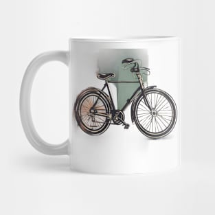 Vintage Cycling Delight The Cranky Bicycle Mug